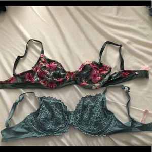 Victoria Secret PINK padless underwire bra 36DD